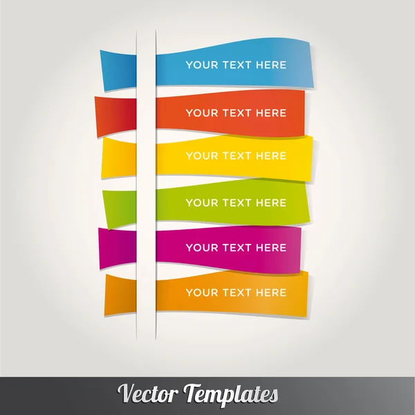 Vector speech templates for text — Stock Vector