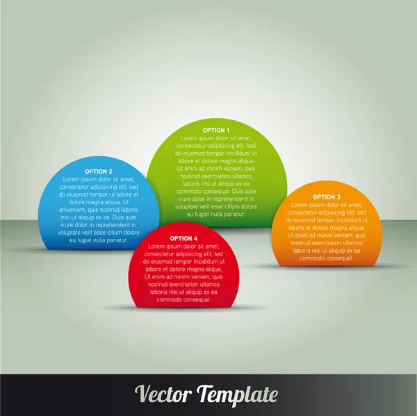 Template, vector eps10 illustratie — Stockvector