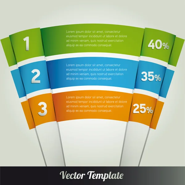 Template, vector eps10 illustration — Stock Vector