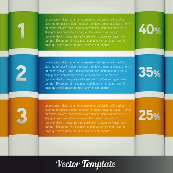 Template, vector eps10 illustratie — Stockvector