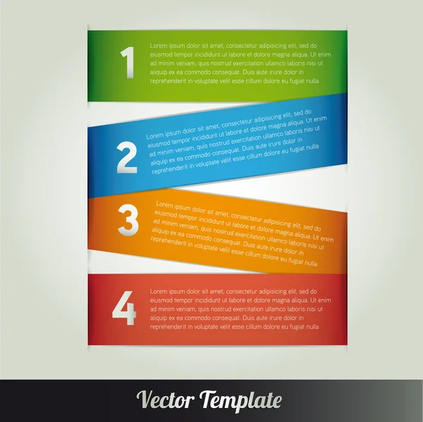 Template, vector eps10 illustratie — Stockvector