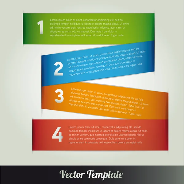 Template, vector eps10 illustration — Stock Vector