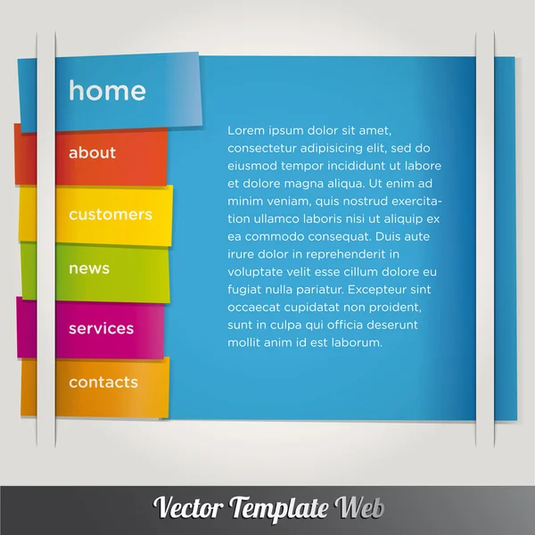 Modern infographics options banner. Vector illustration. — Stock Vector