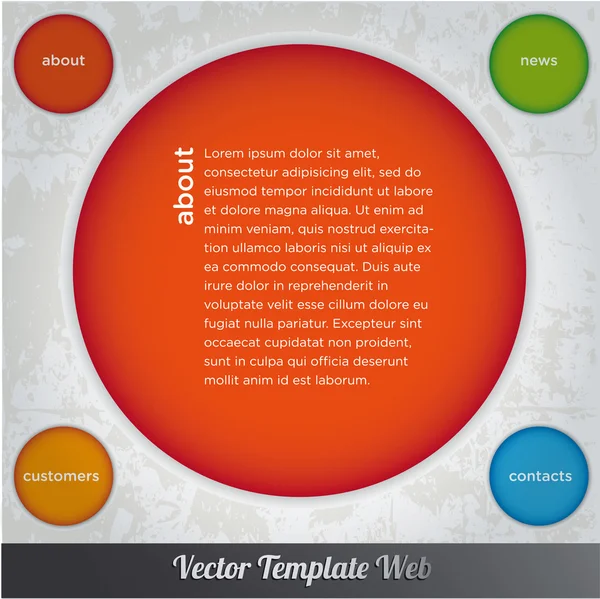 Bannière d'options d'infographie moderne. Illustration vectorielle . — Image vectorielle