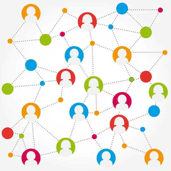 Sosyal Icon grup öğesi flört vektör internet sohbet