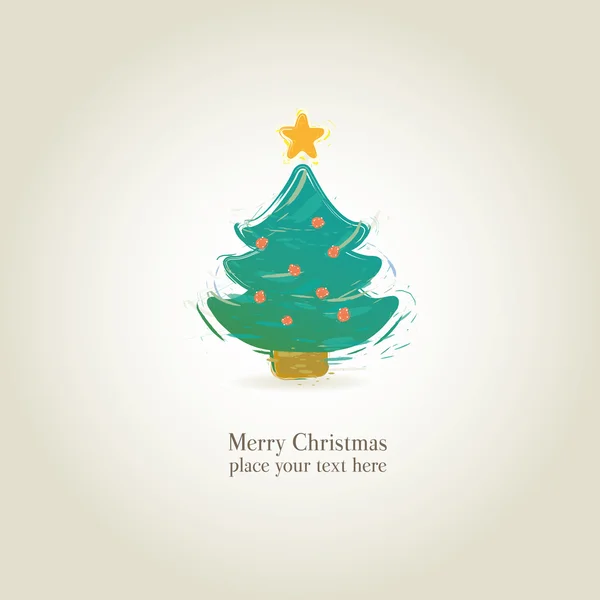 Γραφικό χριστουγεννιάτικα δέντρα για το σχεδιασμό — Διανυσματικό Αρχείο