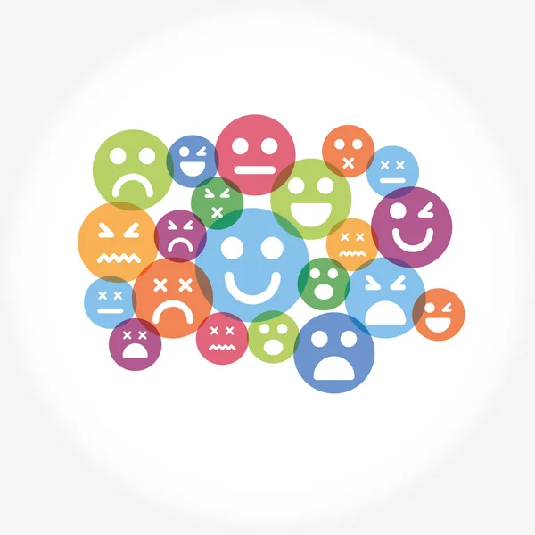 Réseau social chat internet communication communautaire — Image vectorielle