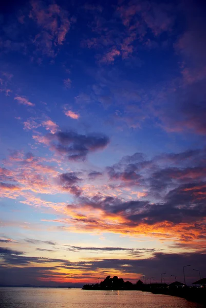 Nice sunset sky — Stock Photo, Image