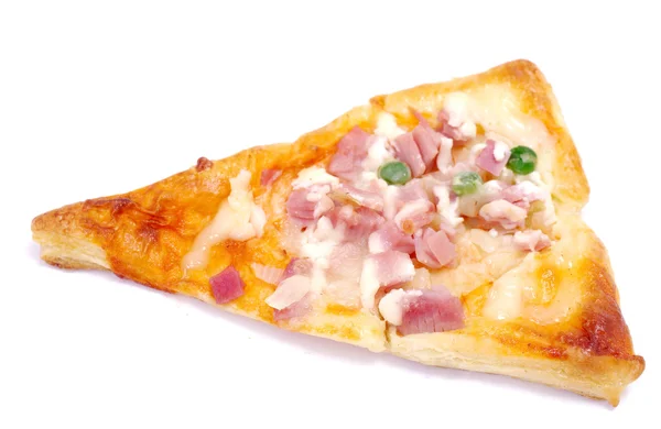 Pizza isolata — Foto Stock