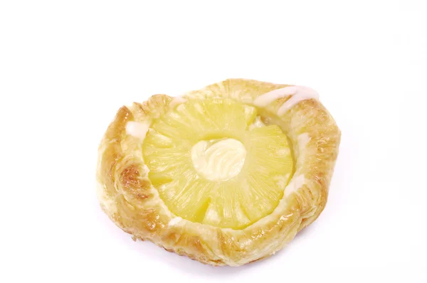 Ananas taart geïsoleerd — Stockfoto