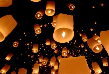 kayan fener, yi peng Balon Festivali