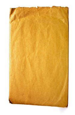 izole kahverengi zarf kağıt