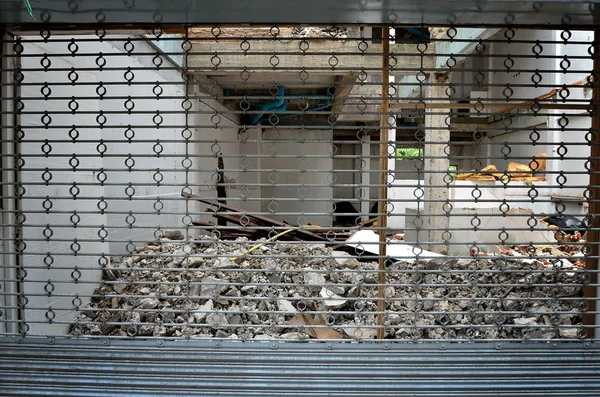 粉碎大厦 — 图库照片