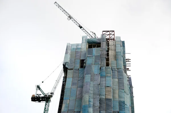 Crane work on construction site — Stock Photo, Image