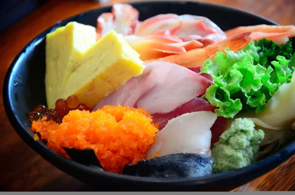 Sashimi aus nächster Nähe — Stockfoto