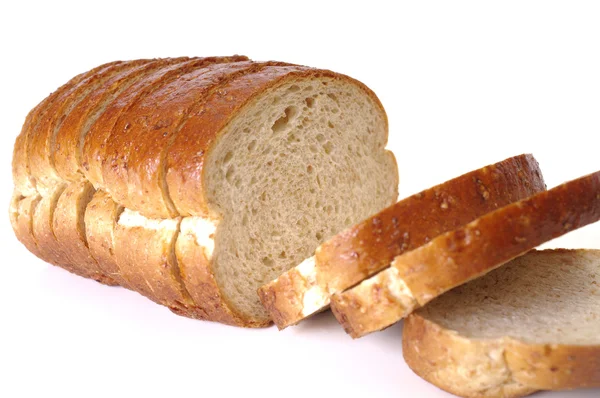 Whole wheat bread close up — Stock fotografie