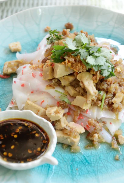 Estilo nativo de tubo de fideos de tofu —  Fotos de Stock