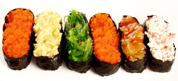 Sushi-Set isoliert — Stockfoto