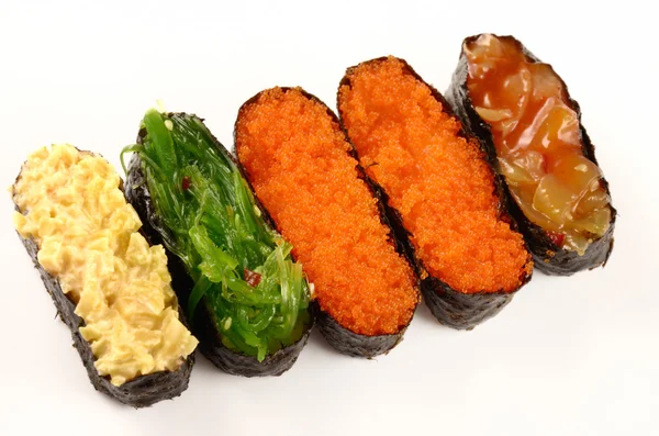 Sushi ensemble isolé — Photo