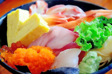 sashimi yakın çekim