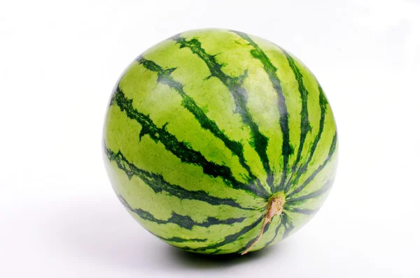 Süße Wassermelone aus Japan auf weißem Hintergrund — Stockfoto