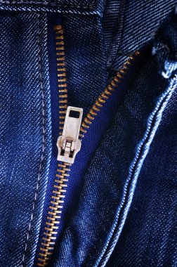 Mavi kot jeans fermuar