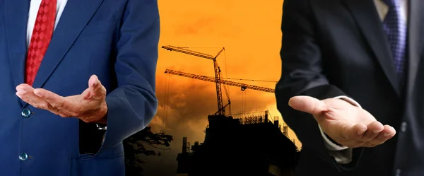 işadamı mevcut bina projesi, inşaat iş kavramı