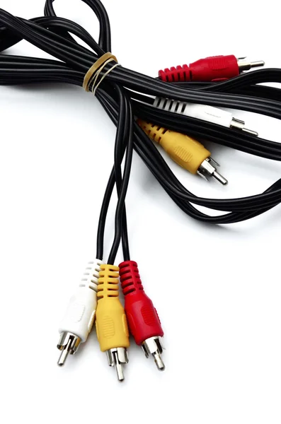 Cable AV aislado — Foto de Stock