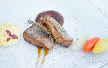 Gurme ızgara biftek.