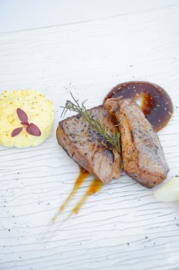 Gurme ızgara biftek.