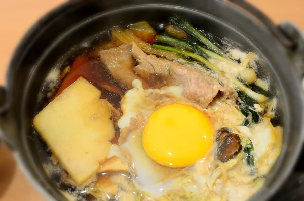 Sukiyaki en estilo japonés —  Fotos de Stock