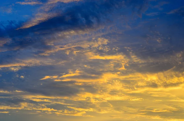 Schöner Sonnenuntergang Himmel Hintergrund — Stockfoto