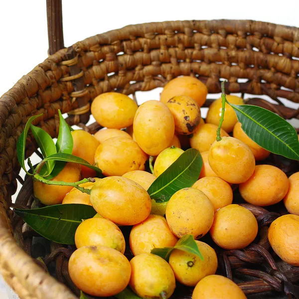 Fruits thaïlandais exotiques, prune mariale — Photo