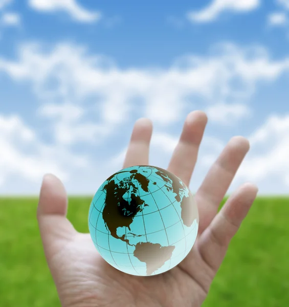 Save the earth concept — Stock Photo, Image