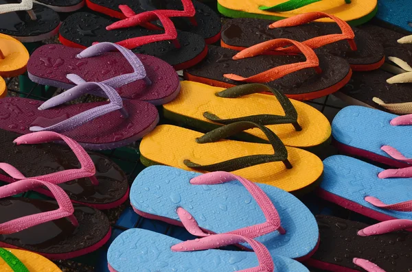 Mokré pantofle — Stock fotografie