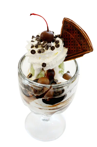 Ice cream isolated on white background — Stock Photo, Image