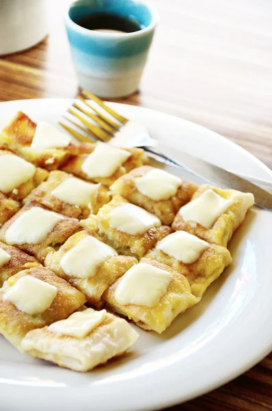 Roti chesse ile — Stok fotoğraf