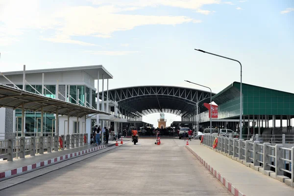 Bangsaen Thailand Şubat Şubat 2022 Tarihli Köprüde Ang Sila Bangsaen — Stok fotoğraf