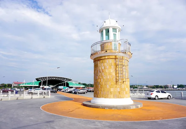 Bangsaen Thailand Feb Lighthouse Ang Sila Fish Market Febraury 2022 — 图库照片