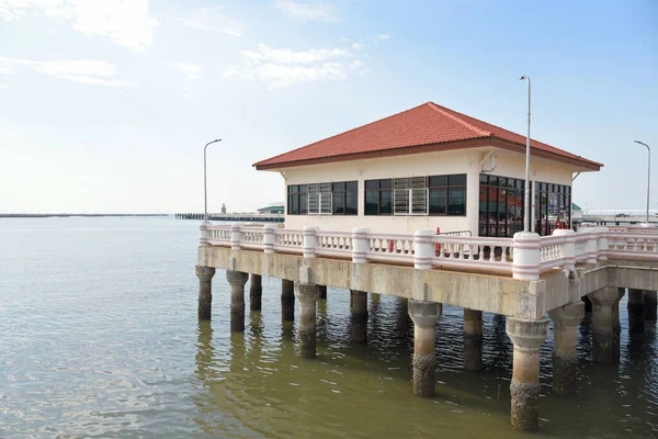 Chonburi Thailand Fev Edifício Centro Turístico Beira Mar Fevereiro 2022 — Fotografia de Stock