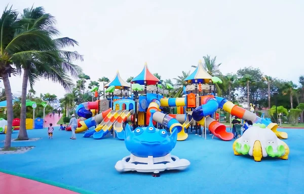 Chonburi Thailand March Children Play Playground Park March 2022 Bang — Stock Photo, Image