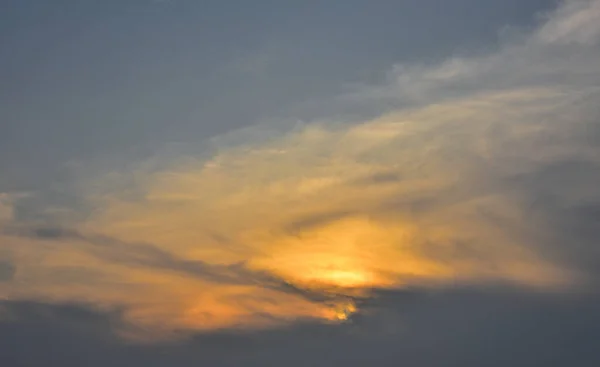 Dramáticas Nubes Con Efecto Rayos Solares — Foto de Stock