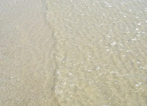 Tranquillo Sfondo Mare Surf Con Sabbia All Interno — Foto Stock