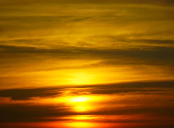 Небо Заходу Сонця Хмарами Драматичний Фон Неба — стокове фото