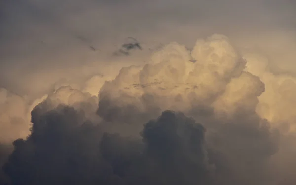 Dramatic Sky Clouds Shadow Background — Photo