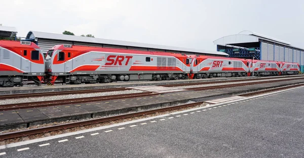 Chonburi Thailand Apr Locomotive Train Service Station April 2022 Siracha — Stock fotografie