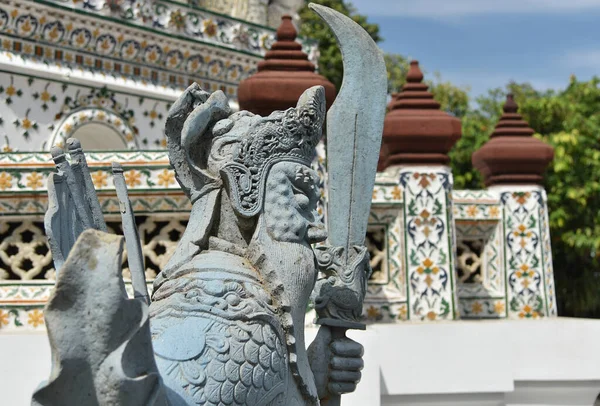 Bangkok Thailand Dec Close Shot Chines Giant Sculpture December 2017 — Stock Photo, Image