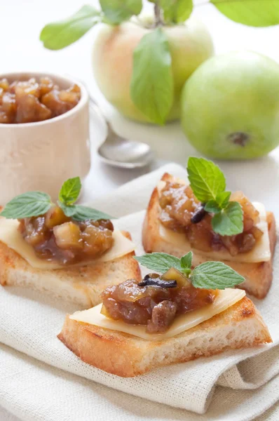 Chutney di mele fatto in casa — Foto Stock