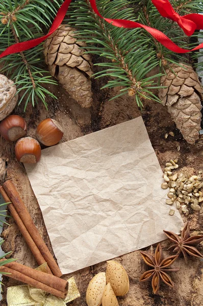 Decoração de Natal com papel — Fotografia de Stock