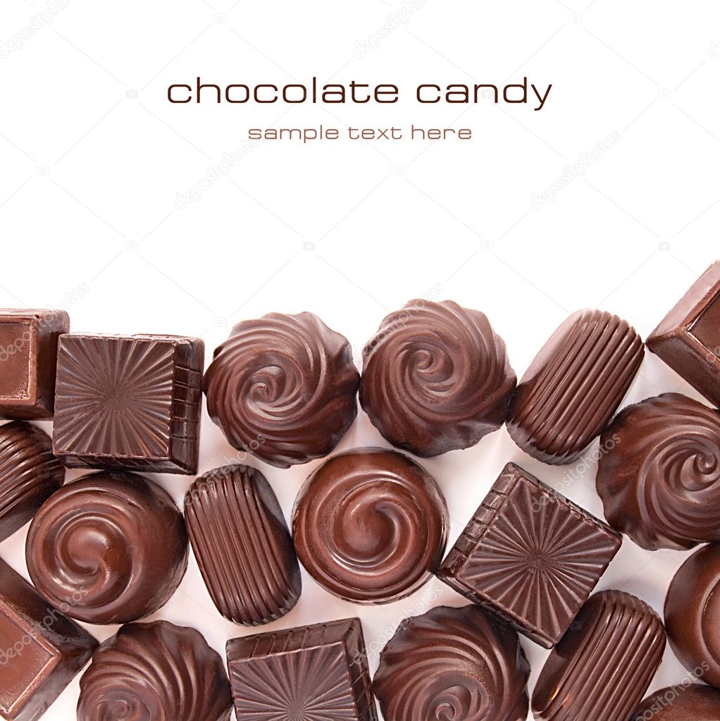 Different chocolate candies Stock Photo by ©oleshdiz 23353244